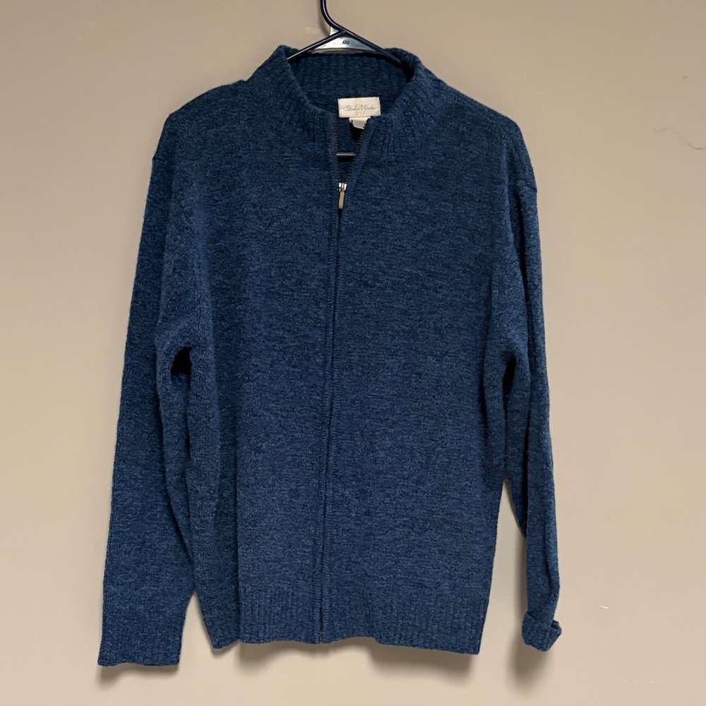 Women’s Blue zip up Sweater